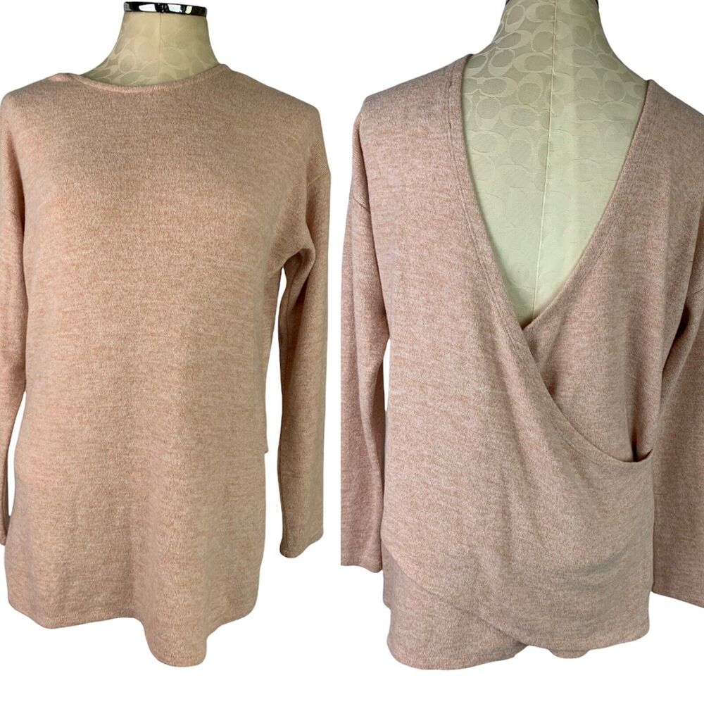 Small J. Crew Women's Reversible V-Back Long Tunic Sweater Style H9770
